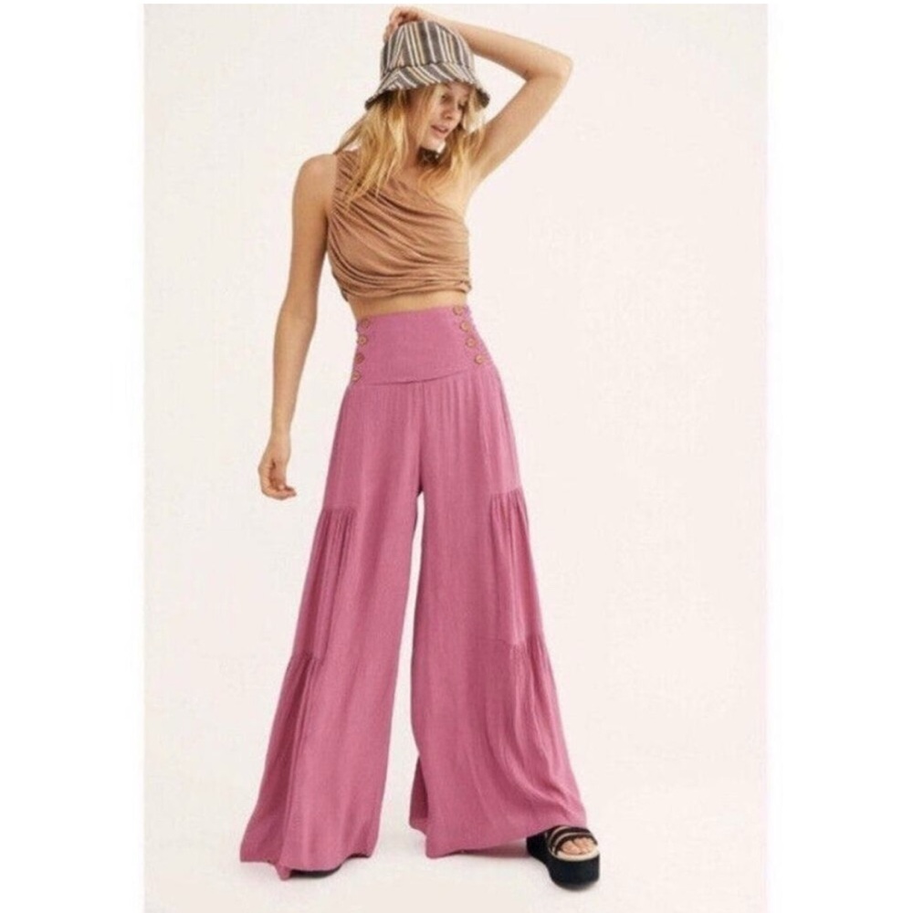 Free People Wide Leg Sailor Pants